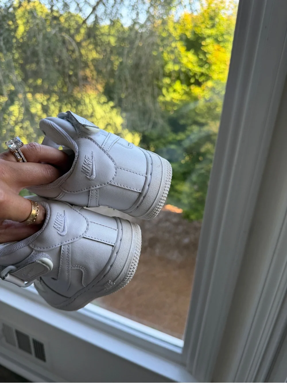 Nike Air Force 1 one white af White High-Top Sneakers